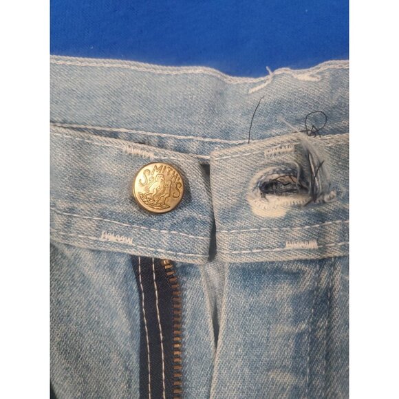 Vintage 90s SMITH'S Denim Jeans Pants Men's Size 32 Made in America Carpenter - Picture 3 of 16